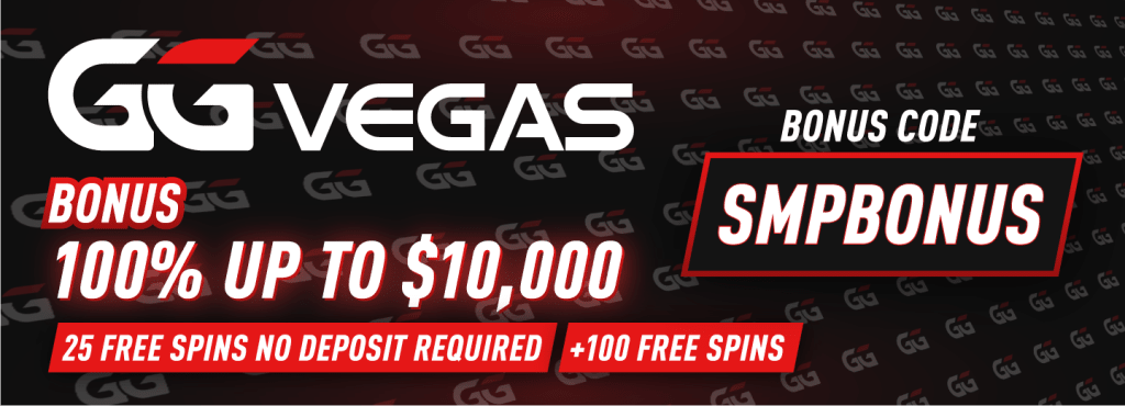 GGVegas Bonus Code | 100% Bonus Up to $10,000 + 100 Free Spins + 25 No-Deposit Free Spins
