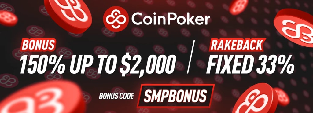 Join CoinPoker Promotions And Boost Your Rewards With The SMPBONUS Promo Code