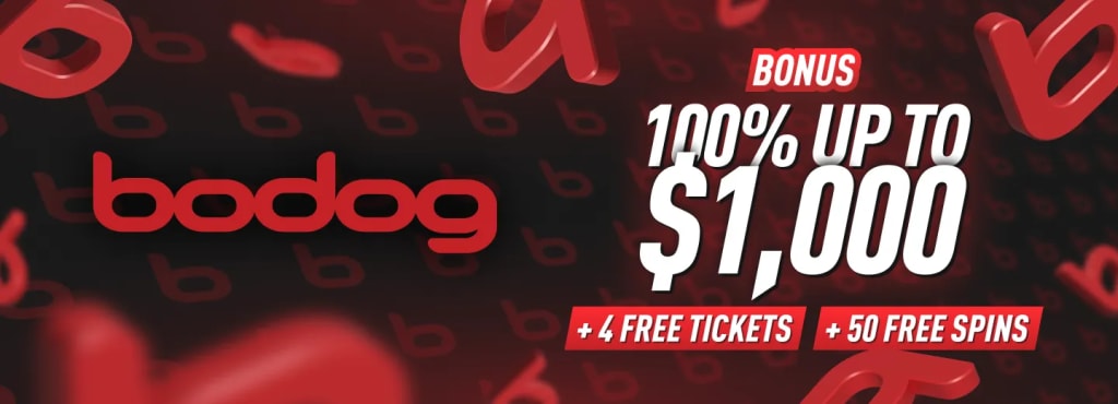 Bodog Poker Bonus 100% Up to $1,000 + Free Tickets and Free Spins