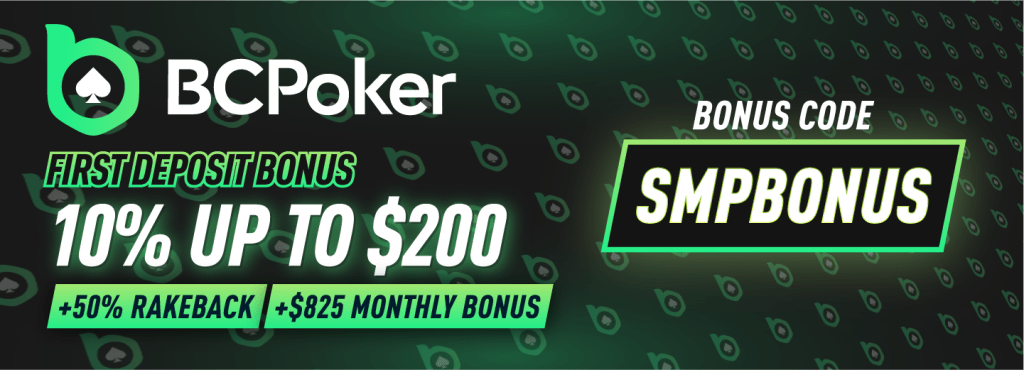 Claim Your 10% Crypto Bonus up to $200 at BCPoker – Use Code SMPBONUS
