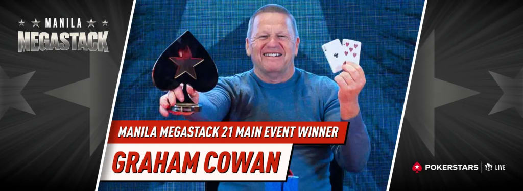 PokerStars LIVE Manila Megastack 21 - main event winner - Graham Cowan