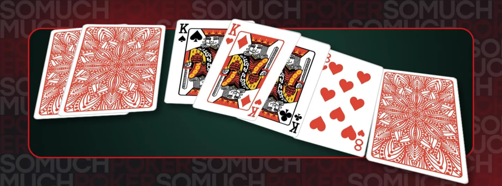 A good hand of Seven Card Stud