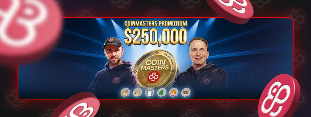 CoinMasters – win a $100,000 Poker Career (over $250,000 in prizes)