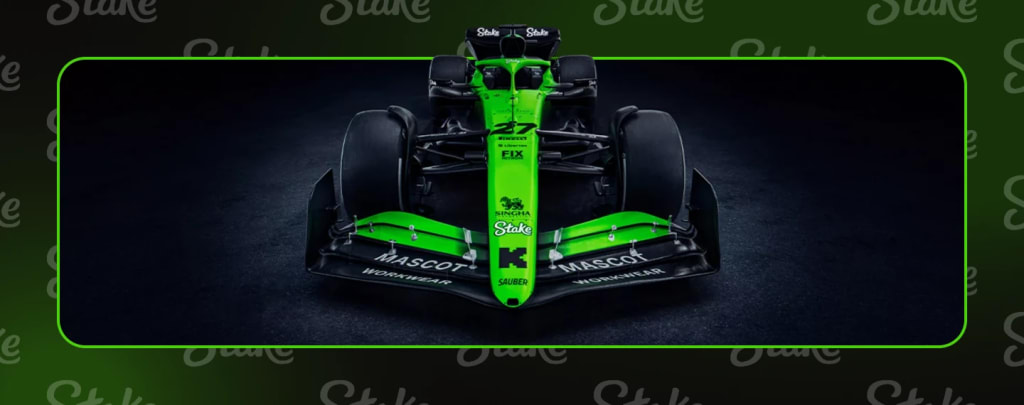 Stake Casino branded the Sauber F1 team for the 2024 and 2025