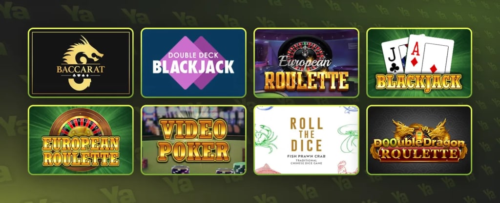 Ya Poker Casino Games