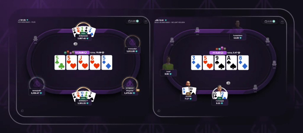 Phenom Poker Gameplay