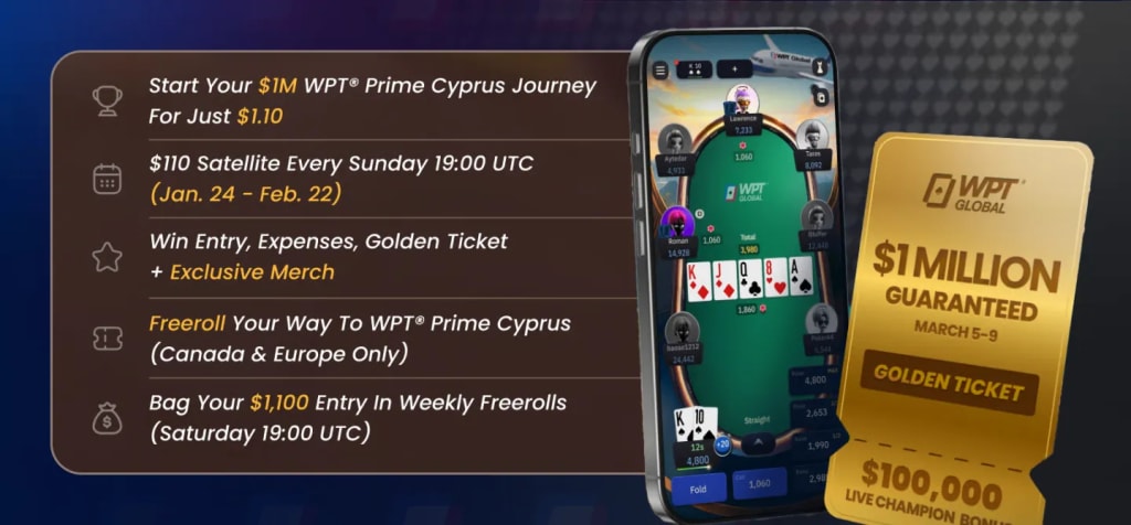 Freeroll Your Way to WPT Cyprus