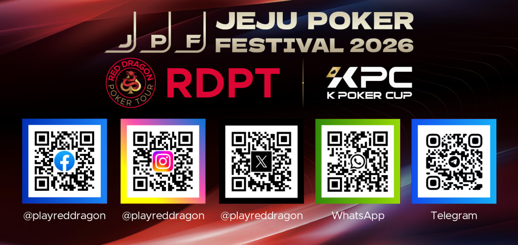 Jeju Poker Festival 2026 booking QR code