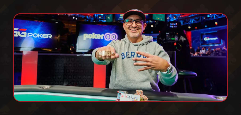 Joshua Arieh with 7 WSOP bracelets