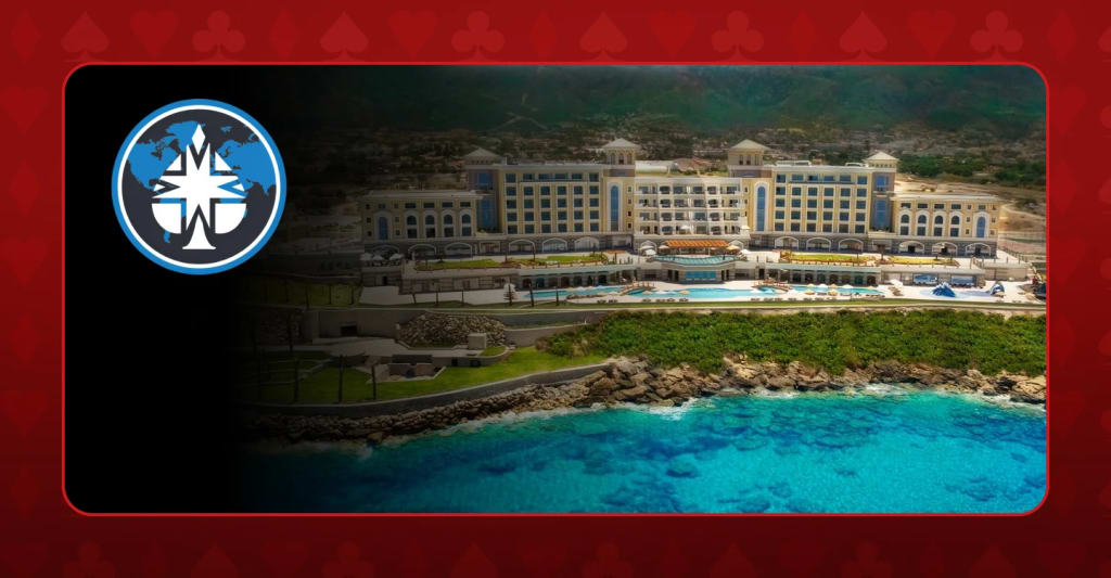 Merit Poker casino resort in North Cyprus by the Mediterranean