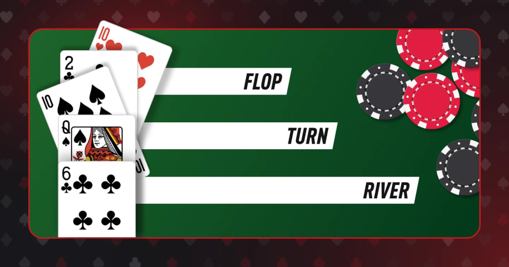 Community cards in Texas Hold'em