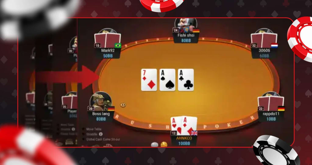Fast fold originates back to the late FullTilt version, "Rush Poker"