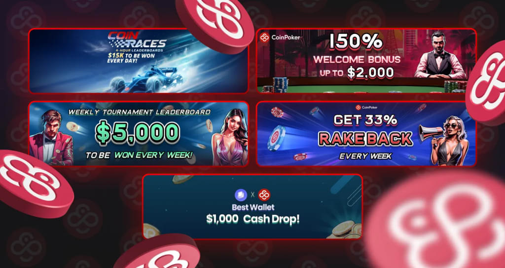 CoinPoker Promotions | Best Crypto Poker Promotions
