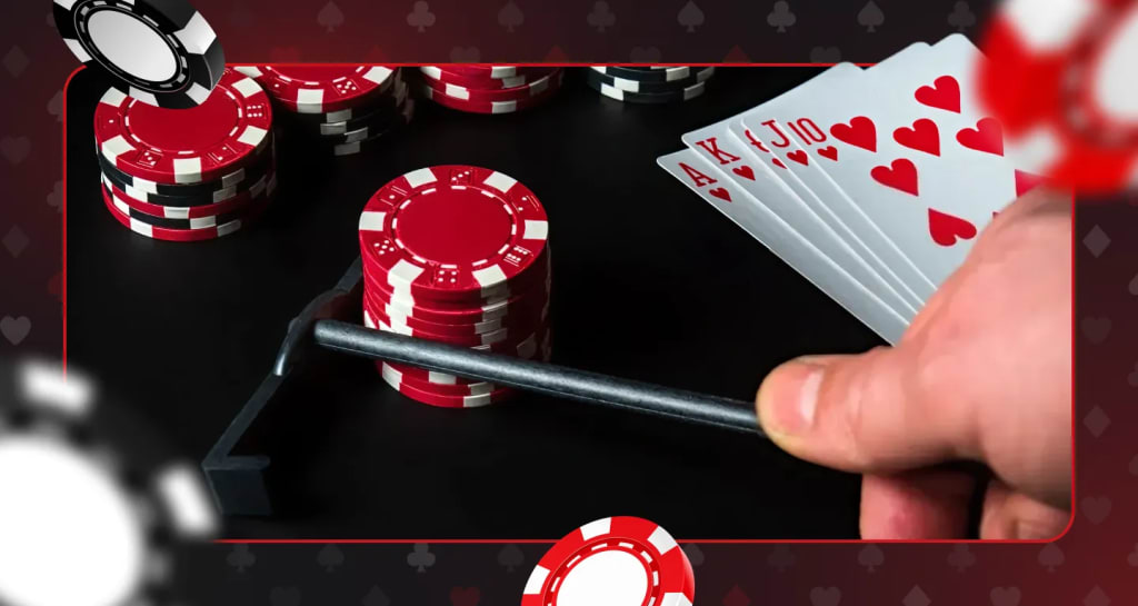Poker rake is taken by the casino or the online site