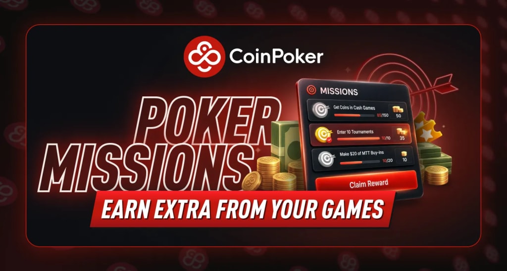 CoinPoker Poker Missions - Rewards for the Games You Play