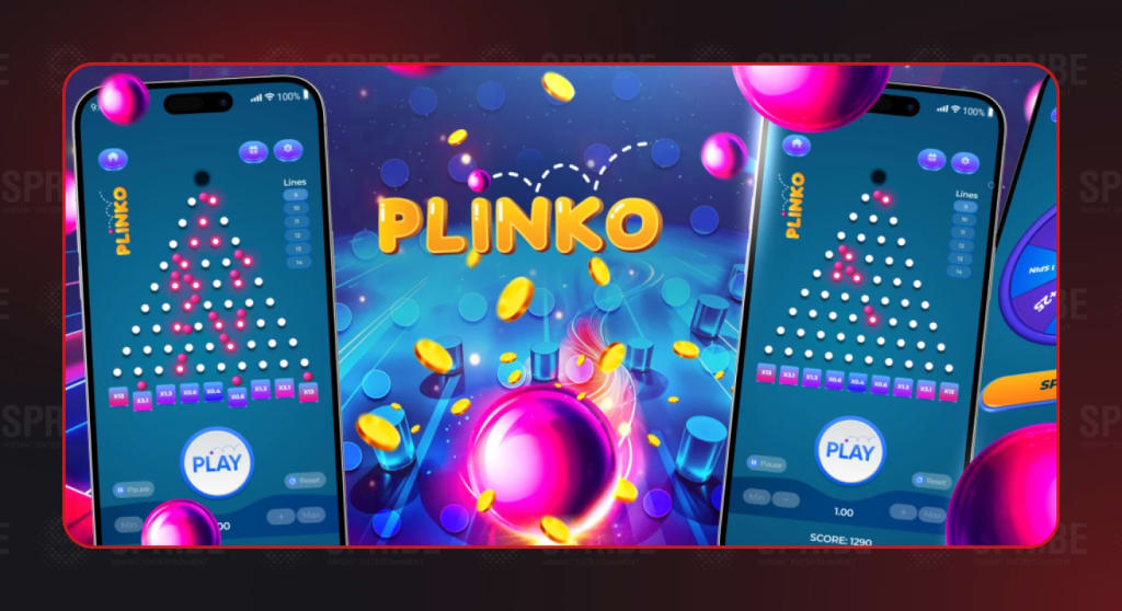 Plinko casino game - ball drop multiplier game with up to 99% RTP