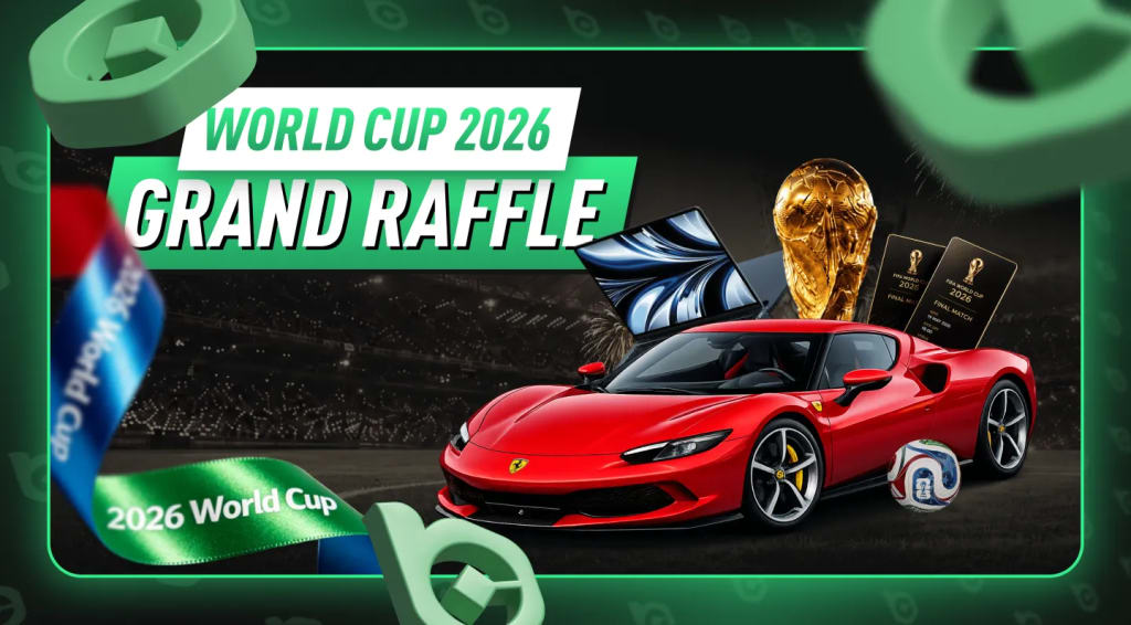 BC.GAME Grand Raffle - $1M+ in World Cup Prizes