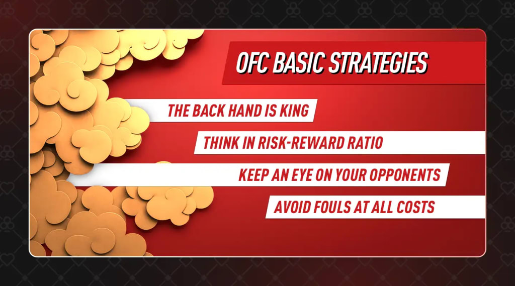 Open face chinese poker basic strategies