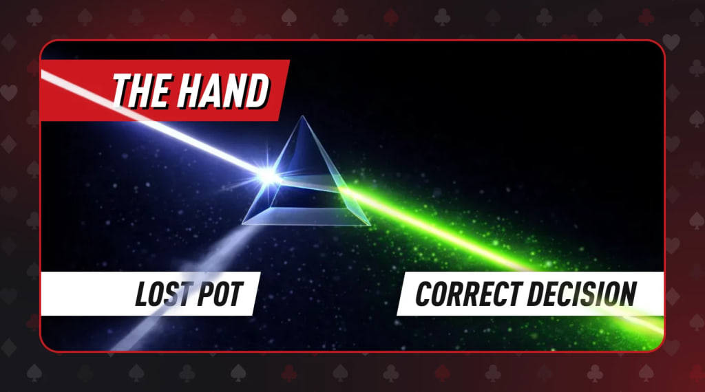 Poker psychology - correct decisions and results will differ sometimes