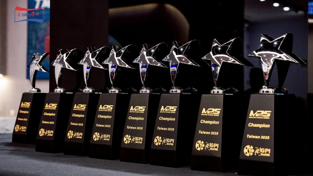 Master Poker Series trophies
