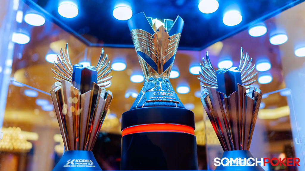 Korea Poker Cup Series Trophies