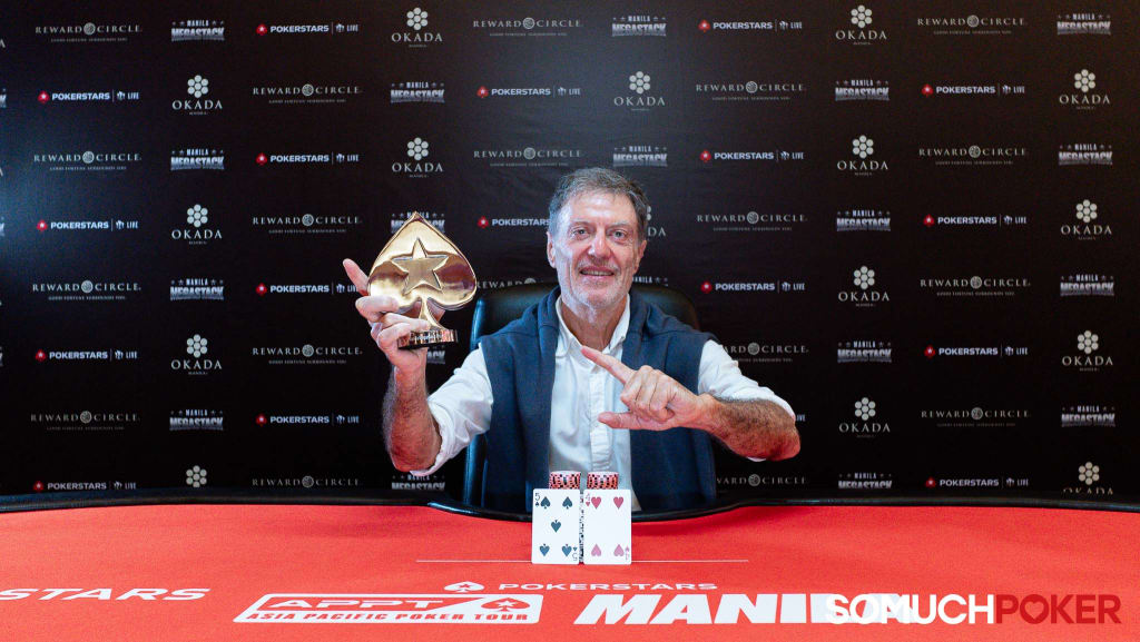 Francis Garson wins the Manila Megastack High Roller