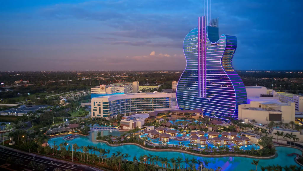 Guitar shaped Hard Rock Casino & Resort Las Vegas will add another stunning landmark to the Strip