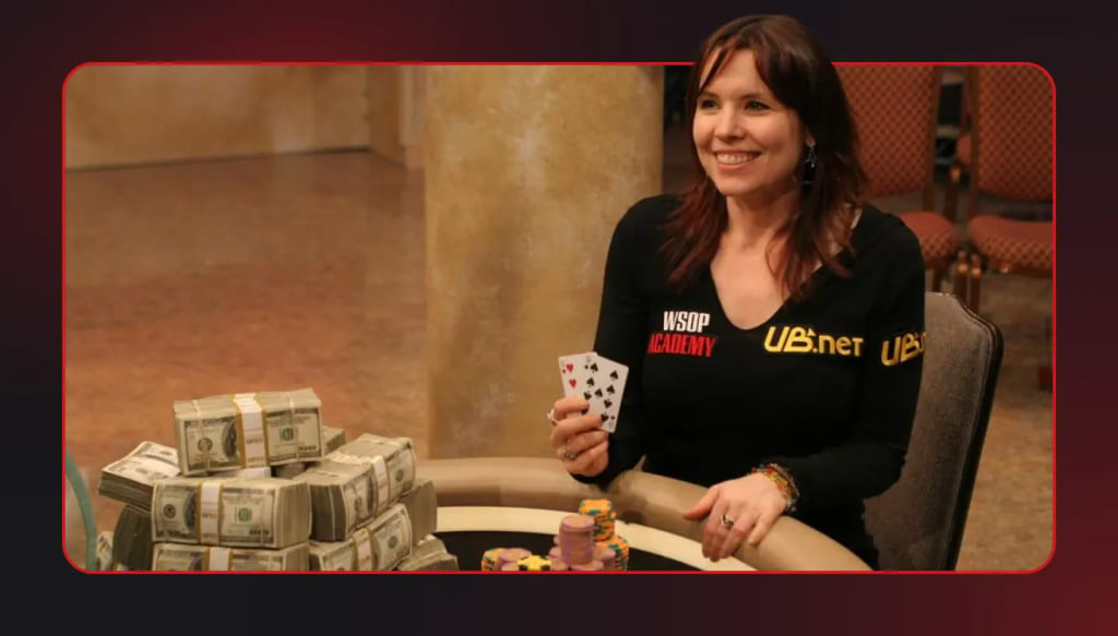 Annie Duke Winning the NBC National Heads-Up Poker Championship