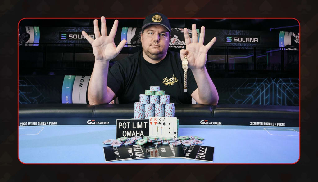 Shaun Deeb with 9 WSOP bracelets
