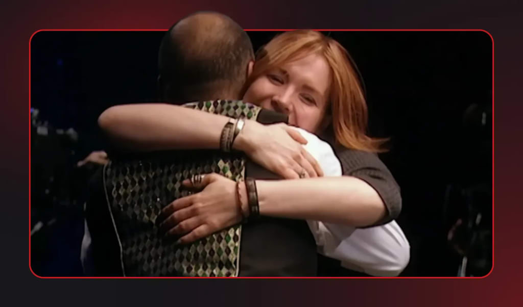 Annie Duke Winning her World Series of Poker Bracelet