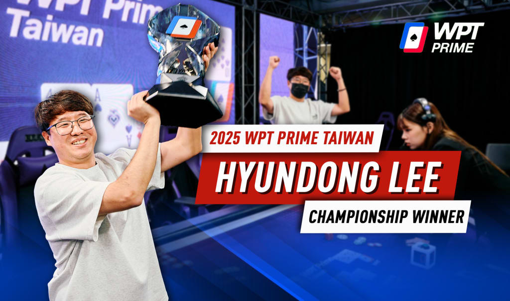 Hyundong Lee wins the 2025 WPT Prime Taiwan Championship