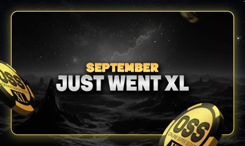 ACR OSS XL September schedule banner for the ACR Poker Online Super Series XL