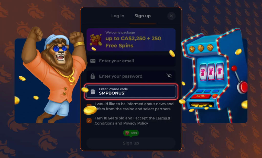 NINE Casino Promo Code - SMPBONUS