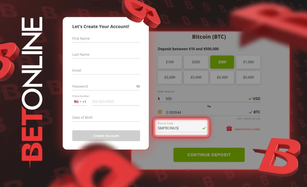 BetOnline Poker Sign Up - SMPBONUS Code