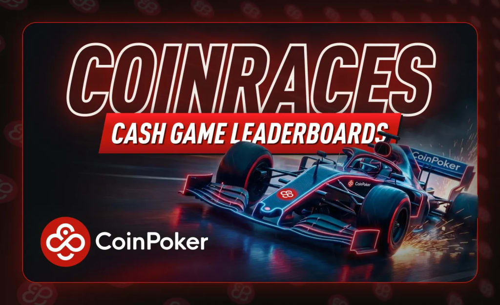 CoinRaces $5,000,000 monthly CoinPoker rakeback leaderboards