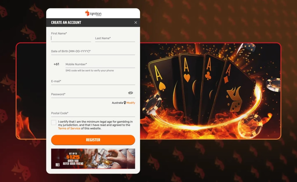 Ignition Casino Bonus Code Sign Up
