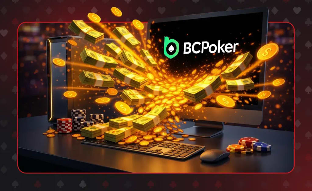 BCPoker is one of the fastest withdrawal poker sites for crypto players
