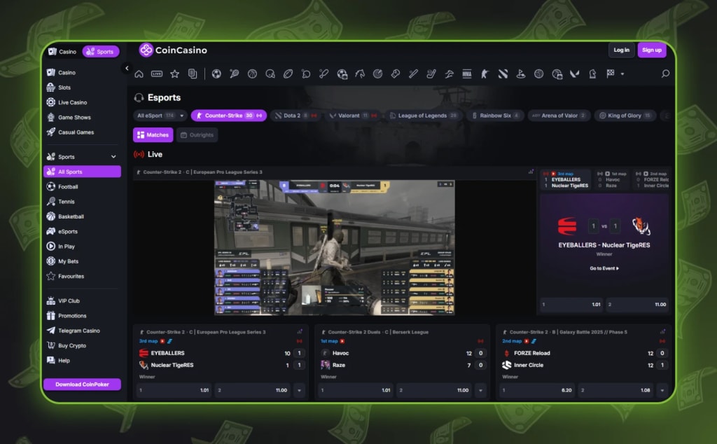 Esports Betting Sites - CS2 and Online Sportsbooks