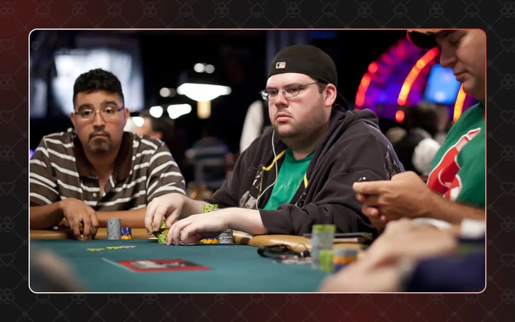 Eric Froehlich playing poker