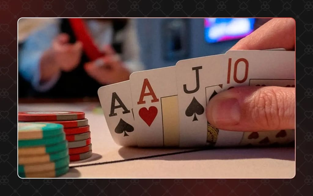 PLO starting hand