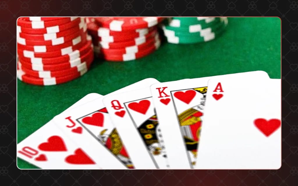 Royal Flush - the Best Hand in 5 Card Draw