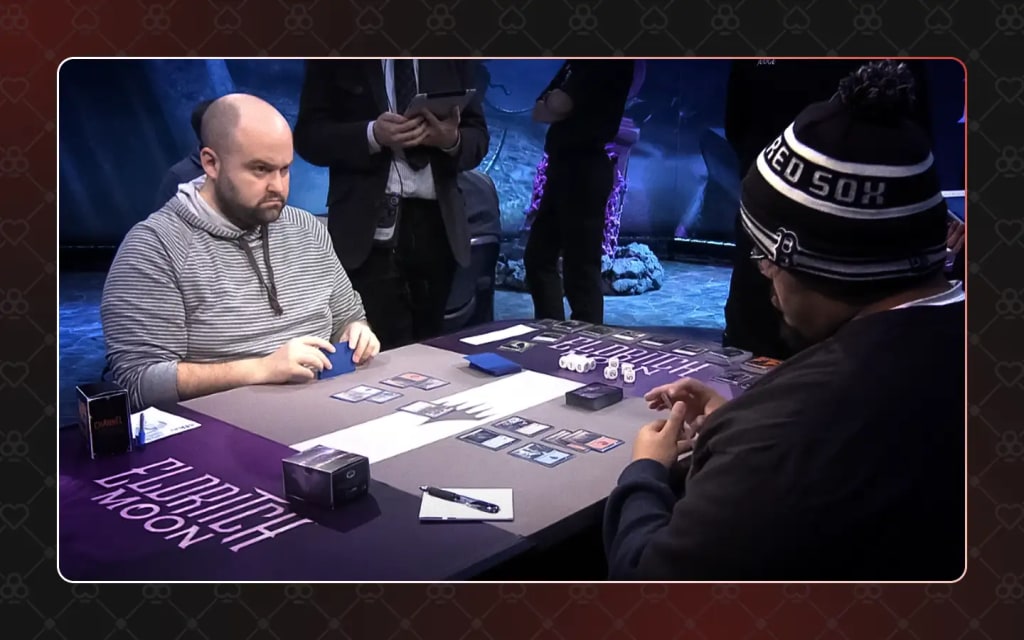 Brock Parker playing Magic The Gathering
