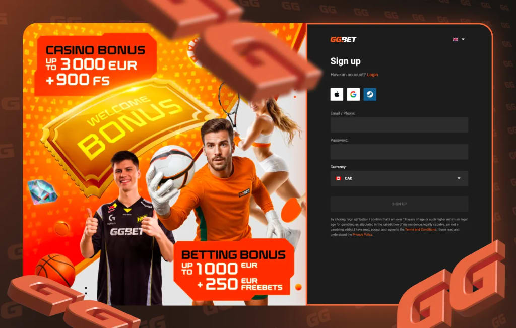 GGBet Sign UP Process - Exclusive Offer