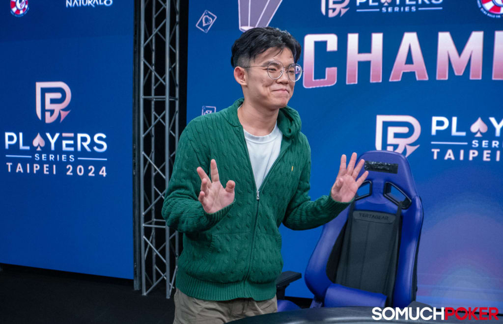 Nick Lai wins the Players Series Taipei Main Event