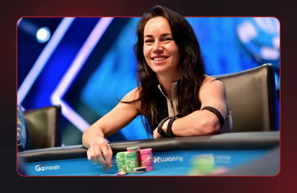 Liv Boeree playing poker