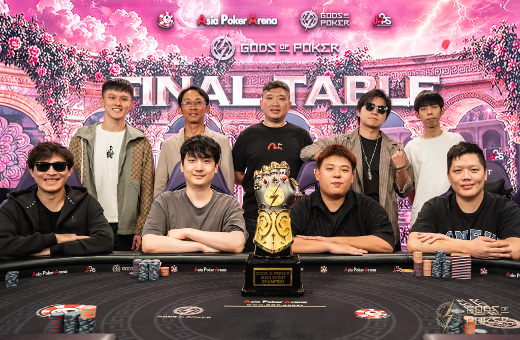 GOP Taipei Main Event Final Table