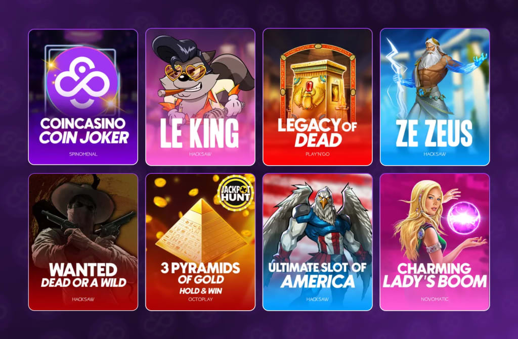 Best Crypto Casinos 2026 – CoinCasino Game Selection & Crypto Slots