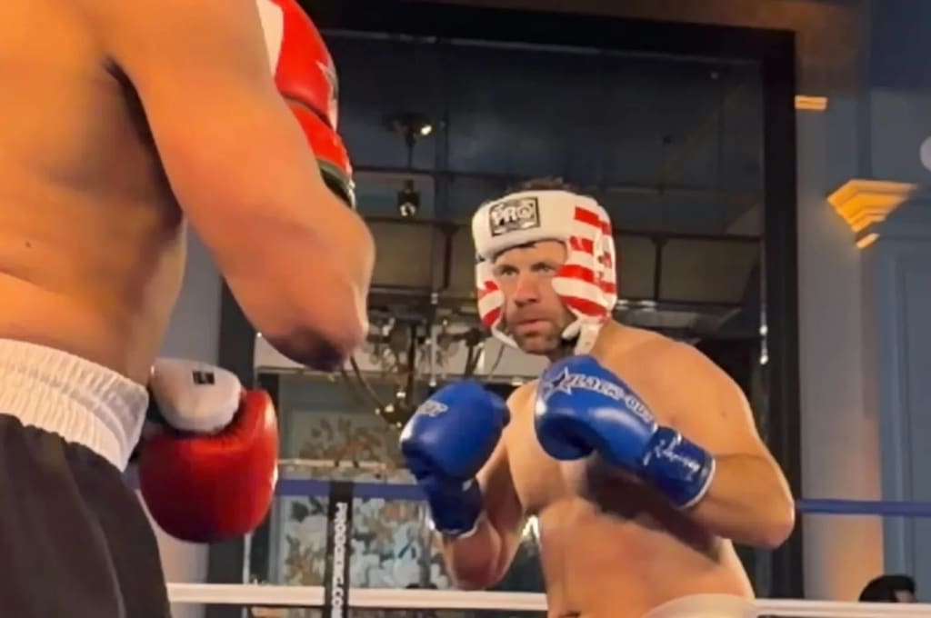 Dan "Jungleman" Cates during the fight