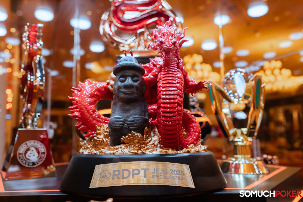 Red Dragon Poker Tour Jeju Special Edition trophy
