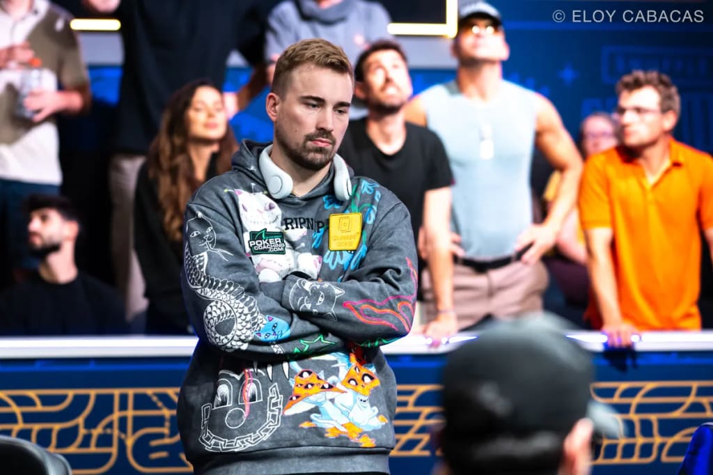 Adam Hendrix at 2025 WSOP Main Event
